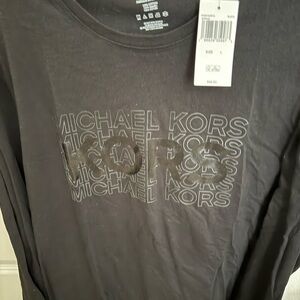 Michael Kors Black Graphic Tee